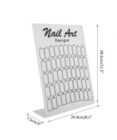 50pcs Nail Display Board Glass | Professional Nail Accessories for Manicure Stores | International Shipping Available - Buy Online on GoSupps.com