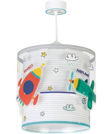 Dalber lamp children's room children's lamp pendant lamp ceiling lamp children ceiling lamp children's room baby travel cars and planes colorful 61682 E27 - Buy Online on GoSupps.com