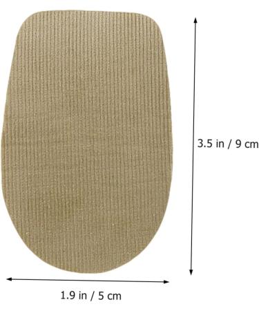 Healifty 2 Pairs Inner Height Increasing Insoles - Silicone Lift Insoles for Shoes - Latex Increase Pads - 9X5X1.2cm - Buy Online on GoSupps.com