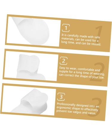 Ergonomic Nail Tools - 8 Pc Silicone Gel Toe Separators Set for Foot Pain Relief - Buy Online on GoSupps.com