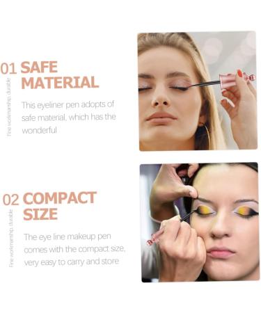 NOLITOY 2pcs Liquid Eyeliner Black Waterproof Eyeliner Eyeliner Eye Liners Makeup Set Water Proof - Buy Online on GoSupps.com