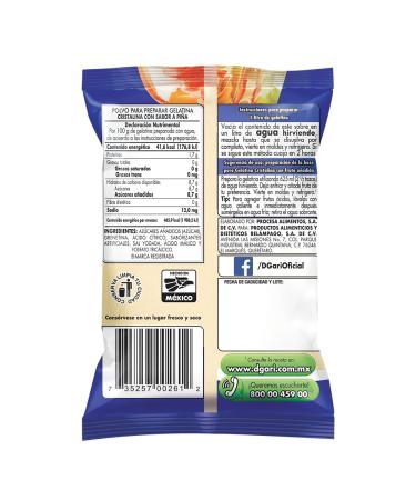 D'Gari Gelatin Dessert - Cristalina 5 Pack - Delicious and Refreshing Dessert Mix - Buy Online on GoSupps.com