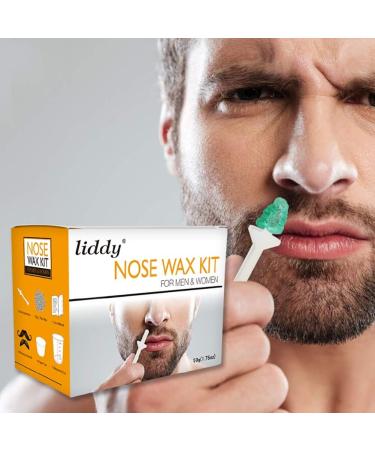 Nose Wax Kit Men Nose Hair Waxing Nose Hair Remover for Nostrils Face Ear 1.76oz for Men Women - Buy Online on GoSupps.com