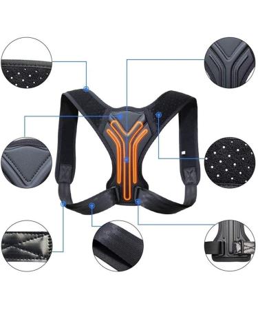 Back Posture Corrector Corset Clavicle Spine Posture Correction Back Support Belt Comfortable Soft Strip Corrector for Adult (Size : X-Small) Feito na China Full moon lofty ambition - Buy Online on GoSupps.com