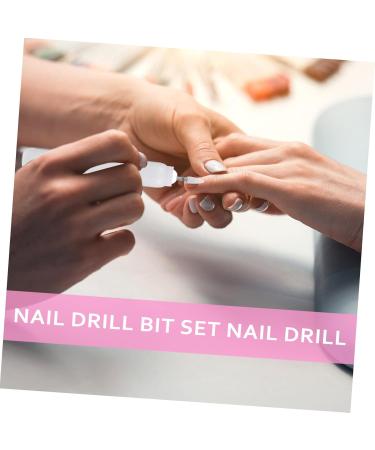 minkissy 2 Sets Nail Clipper Grinding Head Nails Cuticle Remover Electric File for Nails Ceramic Tools Brocas para Nail Drill Nail Art Tool Nursing Tungsten Steel Exfoliating Nail Clippers - Buy Online on GoSupps.com