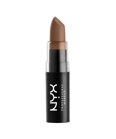NYX PROFESSIONAL MAKEUP Matte Lipstick - Minx (Gray Taupe) Minx 1 Count (Pack of 1)