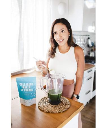 Hydrolyzed Marine Collagen Type I Powder - 310g Cure. Protein in Food Supplements for Skin Hair Bodybuilding and Joints - Patented - Made in France. - Buy Online on GoSupps.com