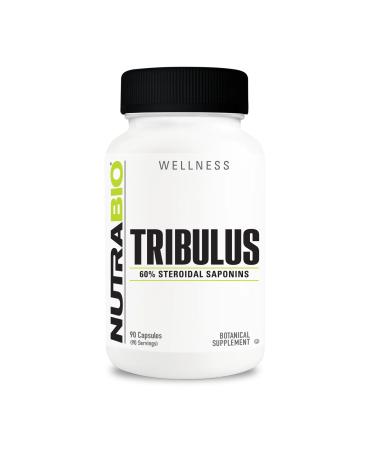 NutraBio Tribulus Terrestris Extract Supplement 500mg - Tribulus Terrestris for Men and Women- Natural Vitality Booster 90 Capsules