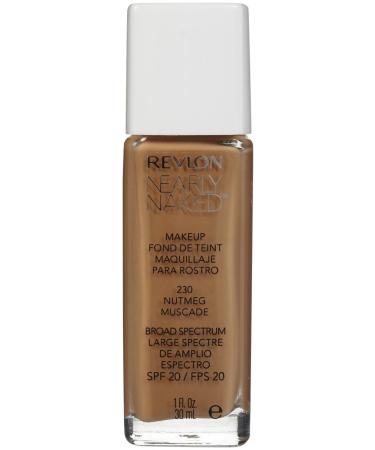 Revlon Nearly Naked Liquid Makeup Broad Spectrum SPF 20  230 Nutmeg  1 Fluid Ounce