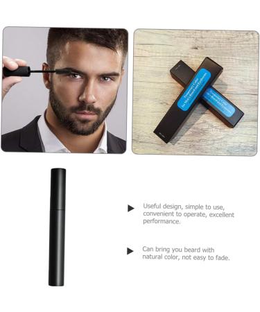 SMASOLO Mens Temporary Beard And Eyebrow Color Gel Deep Brown Color for Easy to Use Practical Attractive Look - Buy Online on GoSupps.com
