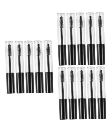 TOVINANNA 15 Pcs Eyelash Tube Mascara Rubber Insert Refillable Mascara Tube and Wand Round Packaging Material