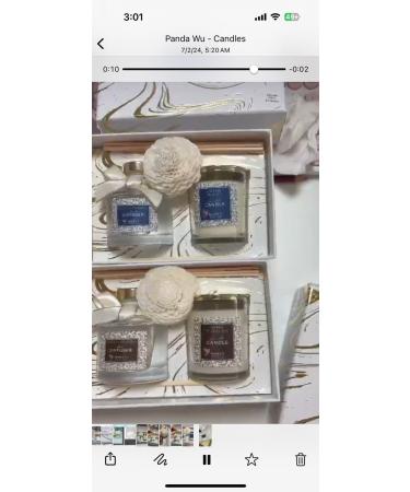 Moira's Bazaar Elysian Essence Scented Candle and Reed Diffuser Set: Gift for Relaxation & Home Decor Fragrance Diffuser Soy Wax Candles in Glass Jar Natural Soy Gifts for Women (Amber Temptation)