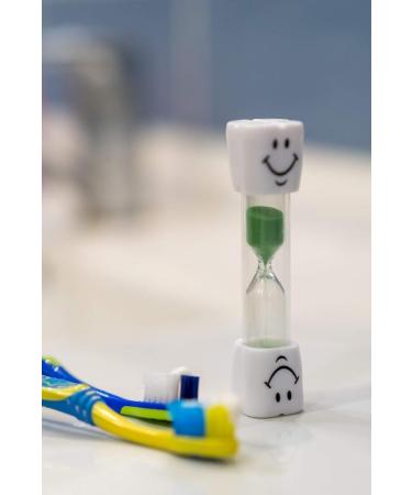 AKORD Children's Sandglass Toothbrush Timer - Green, 2 Minutes - Buy Online on GoSupps.com