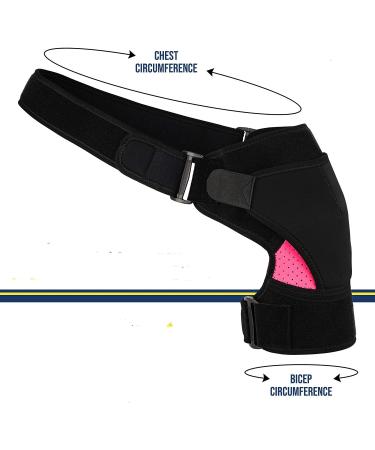 Buy Konami Neoprene Shoulder Support for Women - Double Joint Protection for Sports Injuries & Arthritic Relief | International Shipping Available - Buy Online on GoSupps.com