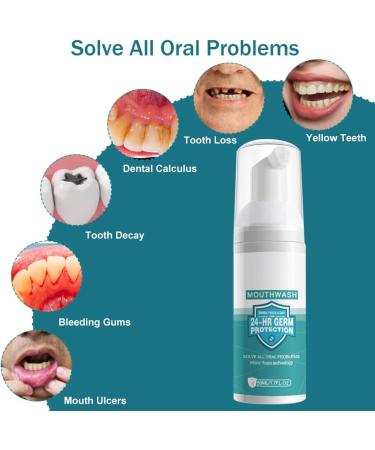 Natural Foam Toothpaste | Baking Powder Tooth Whitening Foam | Oral Care & Mouthwash Replacement - Buy Online on GoSupps.com