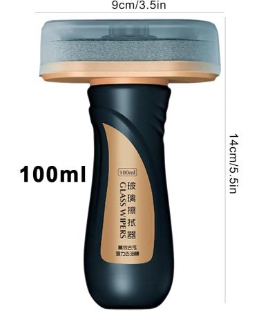 Shakven 2 In 1 Glass Cleaner - 100ml Auto Glass Cleaner - 2 In 1 Outdoor Window Cleaner Car Windshield Cleaner Outdoor Window Cleaner Car Windshield For Water Spots Oil Removal Film - Buy Online on GoSupps.com
