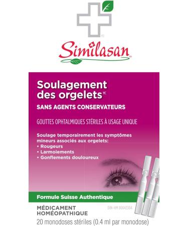 Similasan Stye Eye Relief Monodose 20 Count - Buy Online on GoSupps.com