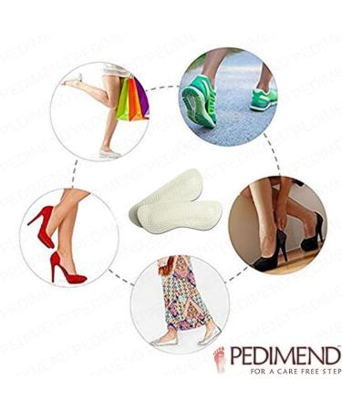 Pedimend Ultra Soft Leather Heel Grips - Prevent Blisters and Discomfort, Odor Resistant Foot Care Solution - Buy Online on GoSupps.com