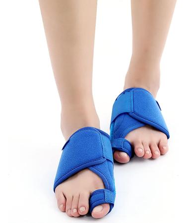 ALINZO Bunion Corrector 2pcs - Big Toe Separator Pain Relief | Orthopedic Toe Straighteners with Adjustable Spacer Toe Stretcher | Black Big Toe Correctors - Buy Online on GoSupps.com