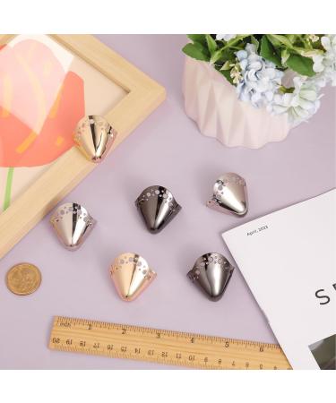 GORGECRAFT 6PCS 3 Colors High Heels Toe Caps Metal Shoes Pointed Protector Toe Protection Head Tip Cover Durable Shoes Hollow Circle Elegant Supplies for Shoes Protection Repair High-Heeled Shoes - Buy Online on GoSupps.com