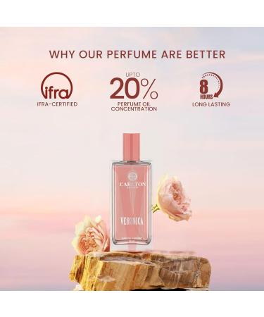 Veronicas Eau de Parfum for women 50 ml | Luxury Long Lasting Scent Floral and Fruity Fragrance for Women | Premium Travel Friendly Perfume - Buy Online on GoSupps.com