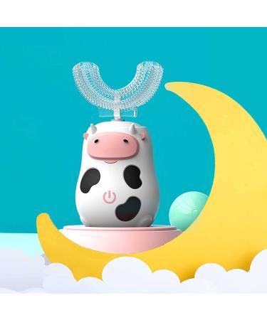 Kids Electric Toothbrush - U-Shaped Toddler Toothbrush with 2 Brush Heads, 2 Cleaning Modes, Smart Timer, Waterproof - Ages 2-14 - Buy Online on GoSupps.com