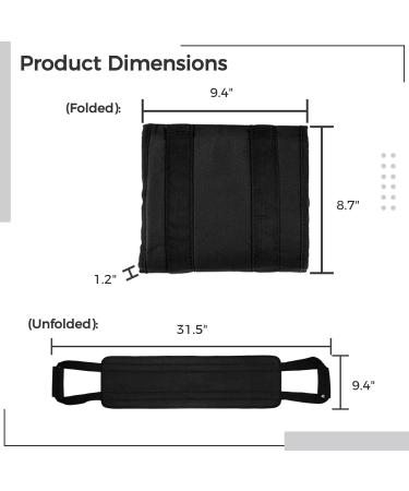 Robust Transfer Belt for Patients & Seniors | Padded Oxford Fabric | Double Handle Transfer Strap for Safe Moves - Buy Online on GoSupps.com