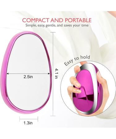Dabuu Nano Hair Remover | Upgraded Crystal Hair Eraser | Smooth Skin Without Shaving | Pain-Free Hair Removal Device for Women & Men - Red - Buy Online on GoSupps.com