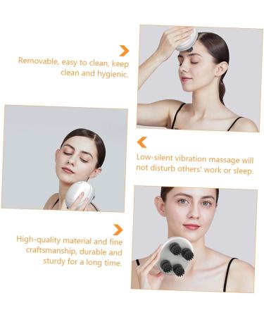 Frcolor Electrical Scalp Massager & Head Scraper - Mini Tool for Cats & Scalp Care - ABS Hair Massage Brush for Relaxation - Buy Online on GoSupps.com