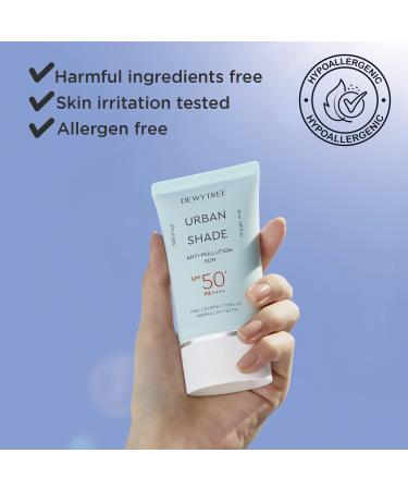 DEWYTREE Urban Shade SPF 50+ PA++++ Sunscreen Set - Pink Tone Up & Cleansing Milk - Matte Finish, 1.69oz - Buy Online on GoSupps.com