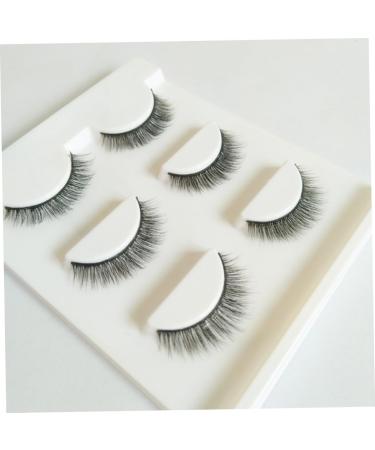 FOMIYES 3 Pair dense eyelashes long eyelashes makeup eyelashes fake eyelash natural eyelashes false eyelash 3d major - Buy Online on GoSupps.com