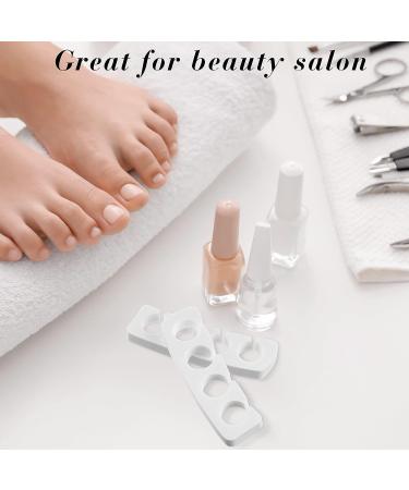 Pedicure Toe Separators - 300 Pcs Bulk Nail Polish Separators for Men Women - Comfy Soft Pedicure Supplies in White - Buy Online on GoSupps.com