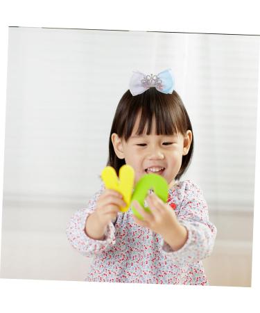 FRCOLOR Colored Hair Bow Clip bow hairpin tulle crown clip bow girl bangs clips hairclips crown barrettes girls bows bow clips bow tiara toddler Princess Kids Ribbon Bows Clips - Buy Online on GoSupps.com