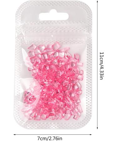 FEIlei 200Pcs Flat Bottom Resin Nail Art Decorations Rhinestone Manicure Nail Charms - Buy Online on GoSupps.com