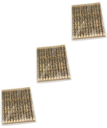 FRCOLOR 3pcs Set 12pcs Eyebrow Pencil Black Eyeliner Pencil with Brush Iron Tube Unibrow Eyebrow Powder - Buy Online on GoSupps.com