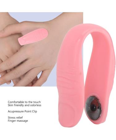 Headache Relief Clip Magnetic Acupressure Hand Clip 4 (Pink) - Buy Online on GoSupps.com