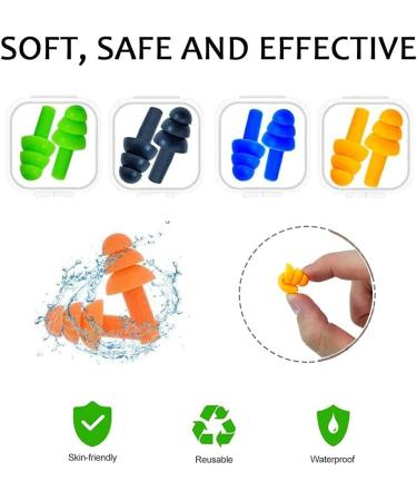 Earnuts Sleep Earplugs - 9 Pairs of Snoring Hearing Protection with 2 Aluminum Alloy Carrying Bags - Ideal for International Shipping - Buy Online on GoSupps.com