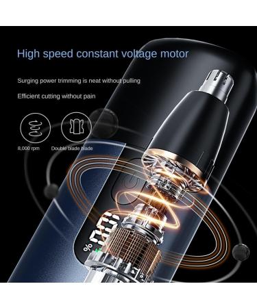 Soeudgh Electric Nose Hair Trimmer Mens Nose Clipper for Both Men and Women with LCD Display Dual Edge Blade USB Rechargeable Trimmer Nose Clippers - Buy Online on GoSupps.com