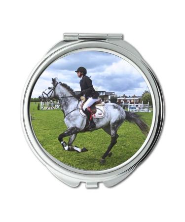 Mirror makeup mirror animal equestrianism horse pocket mirror portable mirror
