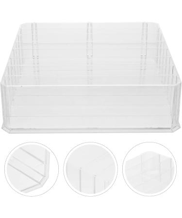 FRCOLOR Eyeshadow Organizer 2pcs Cosmetic Storage Box Makeup Eyeshadow Divided Makeup Organizer Household Cosmetics Organizer - Buy Online on GoSupps.com