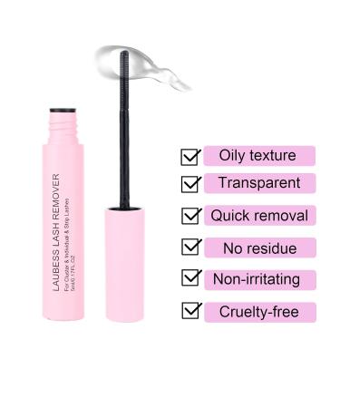Lash Remover for Cluster Lashes - LAUBESS 5ml | DIY Eyelash Extension & Adhesive Remover - Buy Online on GoSupps.com