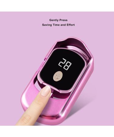 Heated Eyelash Curler Electric Lash Curler Rechargeable Curler for Quick Curling Long Lasting Women Gift with T Type Silicone Design (Rose Red) - Buy Online on GoSupps.com