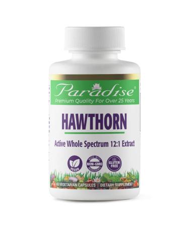 Paradise Herbs Hawthorn Berry 60 Vegetarian Capsules