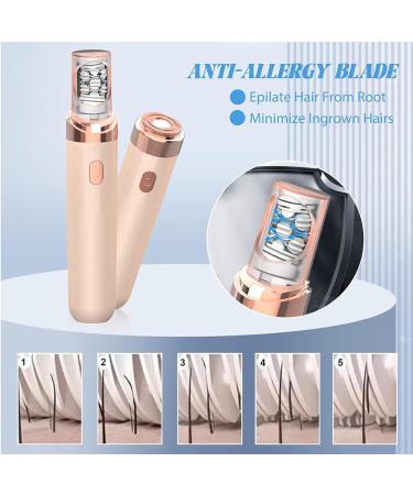 Epilsmooth pilateur Visage Epilsmooth Pro Epilateur Electrique Femme Portable Avec Lumi re Led Soft Skin Pro pilateur Facial Lavable Pour Visage Menton L vre Sup rieure (2 * Pink) - Buy Online on GoSupps.com