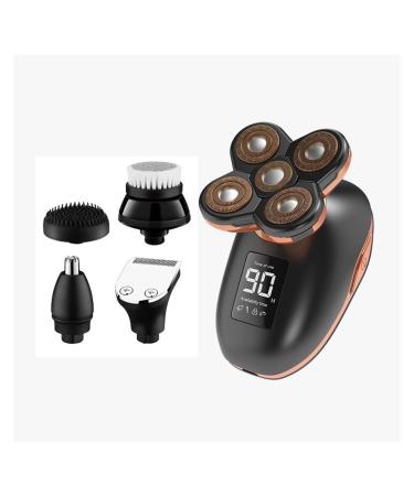 Head Shavers for Bald Men Bald Head Electric Shaver for Men Rechargeable with LCD Digital Beard Nose Ear Hair Trimmer Razor Clipper Facial Brush Usb