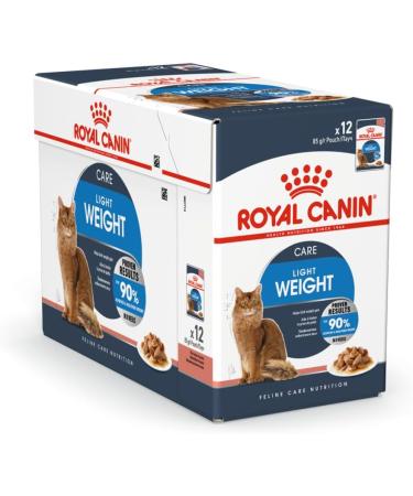 Royal Canin Light Weight Care in Gravy Adult Wet Cat Food 85g (Pack of 12) Pouch 85 g (Pack of 12) - Buy Online on GoSupps.com