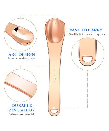 Wllhyf Mini Metal Makeup Spatula - Reusable Beauty Applicator for Face Masks Creams & Lotions | Rose Gold | Skincare Tool - Buy Online on GoSupps.com
