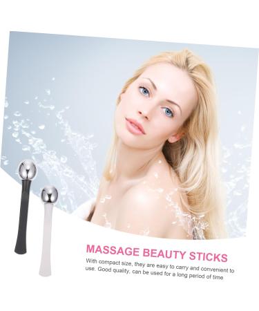  minkissy minkissy 4 Pcs Import Facial Massage Stick Metal Spoons Skin Care Applicator Eye Cream Massage Cream Supplies - Buy Online on GoSupps.com