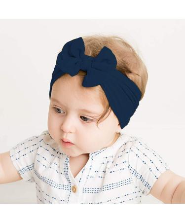 Newborn Baby Girl Headbands - 5pcs-N Baby Essentials for Girls | Soft and Cute Hair Accessories for Toddlers - Buy Online on GoSupps.com
