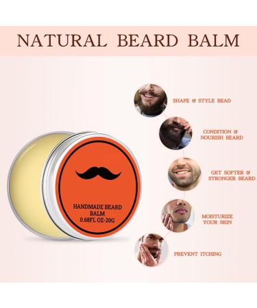  Holdes Men's Beard Moisturizing Cream - 20g Men's Mustache Care Conditioner - Nourishing Beard Cream For Aftershave In the Shower While Traveling Daily Nighttime  - Buy Online on GoSupps.com